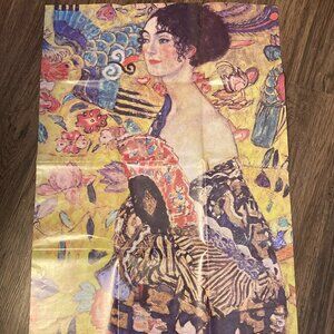 Gustav Klimt Lady With Fan Poster 20"x27" NEW